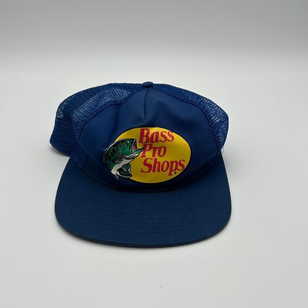 Bass-pro-shops Men's Blue and Navy Hat